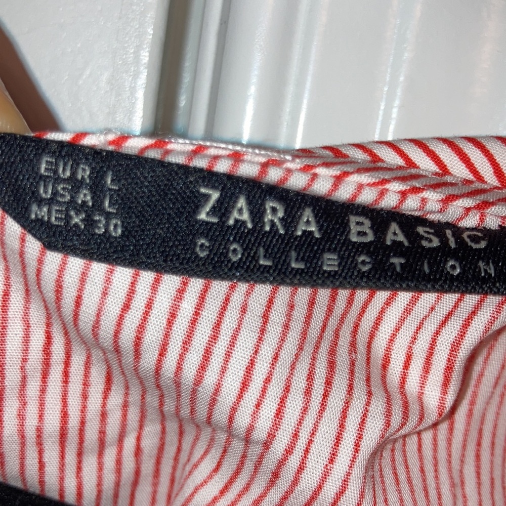 Zara Basic Collection Print Blouse - image 6